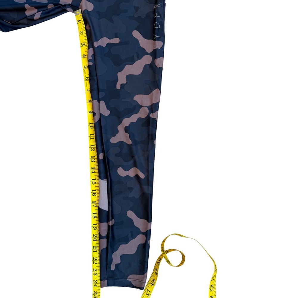 Ryderwear Camo Activewear Leggings High Waist Scrunch Bum Workout Pants S - Picture 12 of 13